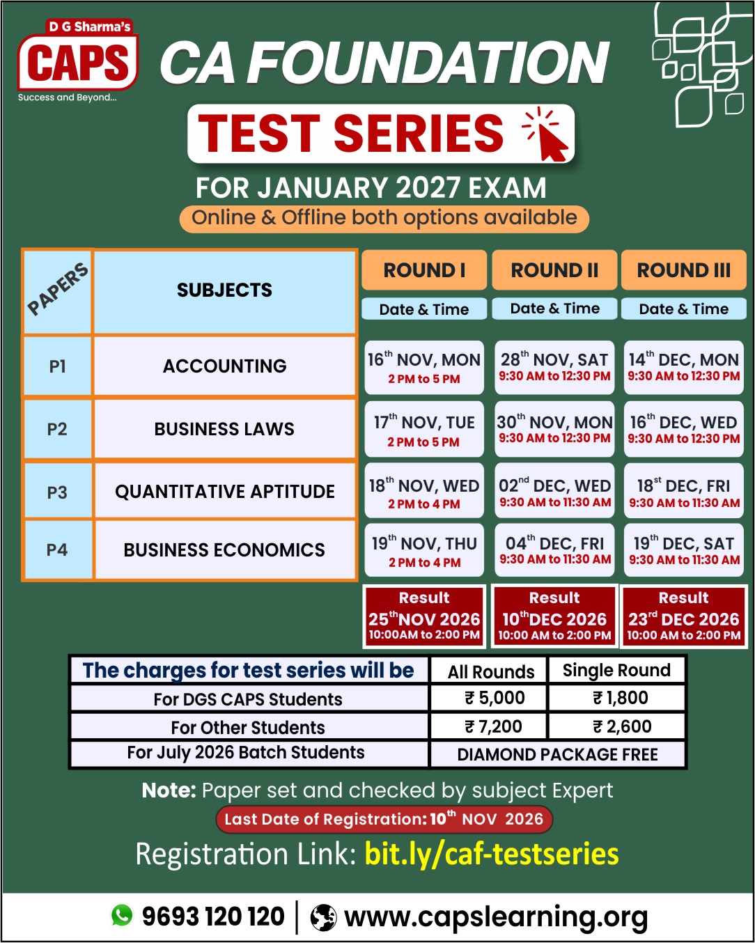 XII State Board Test Series