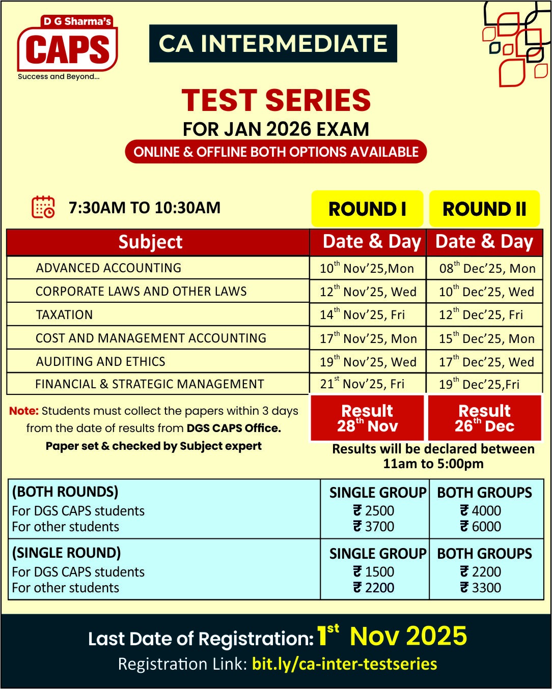 XII State Board Test Series